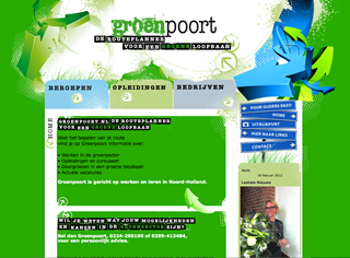 De winnende website Groenpoort.nl