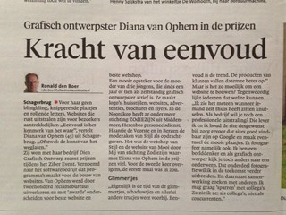 Dien in de krant